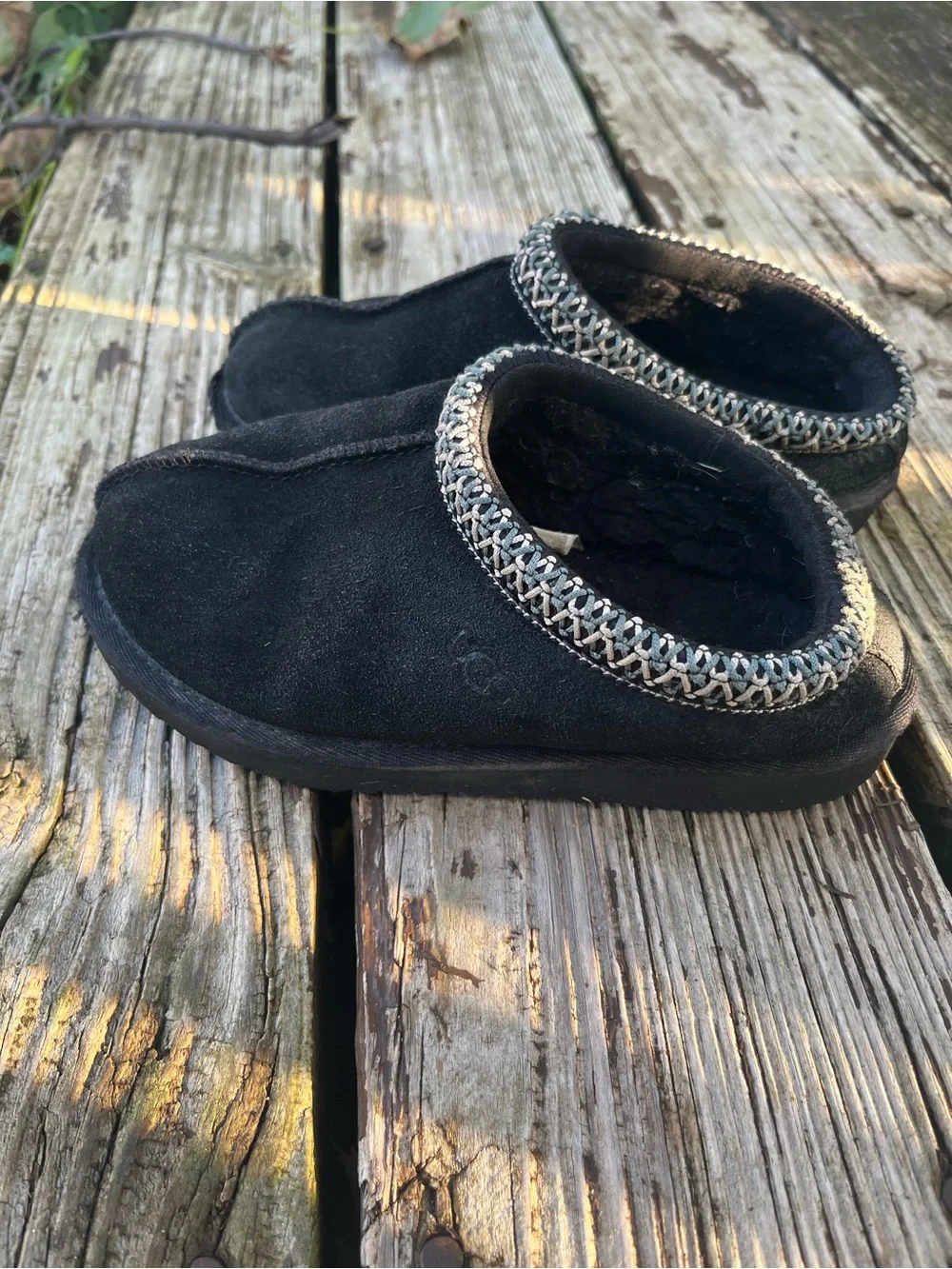 UGG WINTER TASMAN SLIPPERS LITTLE KIDS SIZE 13